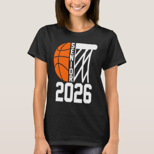 Senior 2026 Class of 2026 Afstuderen Basketball Pl T-shirt