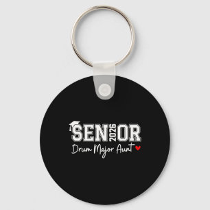 Senior 2026 Drum Major Tante Marching Afstuderen G Sleutelhanger