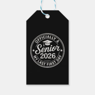 Senior 2026 Eerste Dag Stempel Cadeaulabel