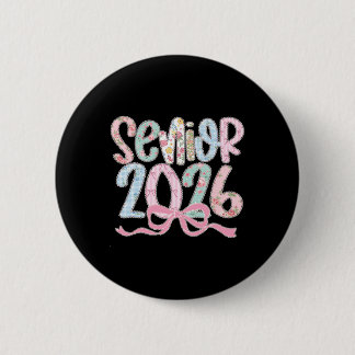 Senior 2026 Kant Coquette Strik Cl Van 2026 Afstud Ronde Button 5,7 Cm