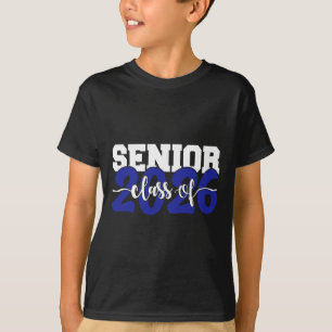 Senior 2026 klas van 2026 vintage terug naar schoo t-shirt