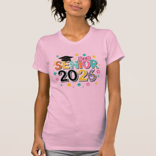 Senior 2026 Kleurrijk Afstudeerontwerp T-shirt