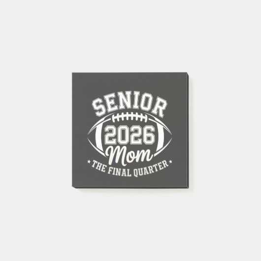 Senior 2026 Moeder Het Laatste Kwart Post-it® Notes (Voorkant)