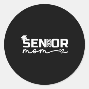 Senior 2026 Moeder Trotse Moeder Van Een Senior Kl Ronde Sticker