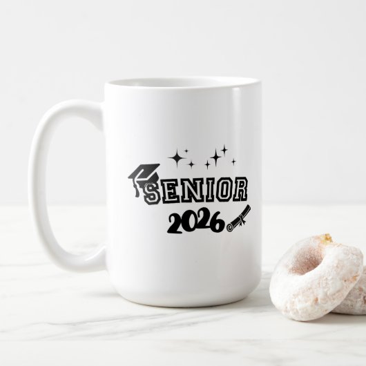 Senior 2026 Mug Koffiemok (Met donut)