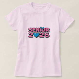 Senior 2026 T-shirt – Afstuderen Klasse van 2026 T