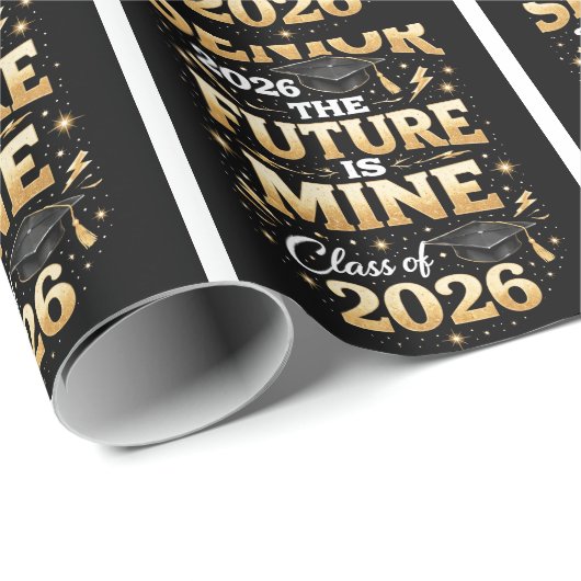 Senior 2026 – The Future is Mine Cadeaupapier (Rol Hoek)