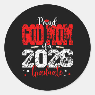 Senior 2026 Trotse Peetmoeder Van Een Cl Van 2026  Ronde Sticker