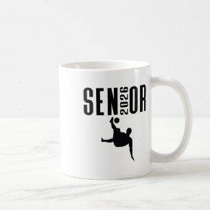 Senior 2026 Voetbal Silhouet Ontwerp Cl Van 26  Koffiemok