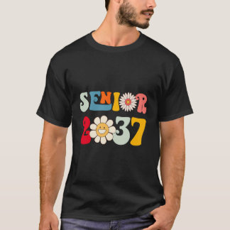 Senior 2037 Klasse van 2037 Retro Terug naar schoo T-shirt