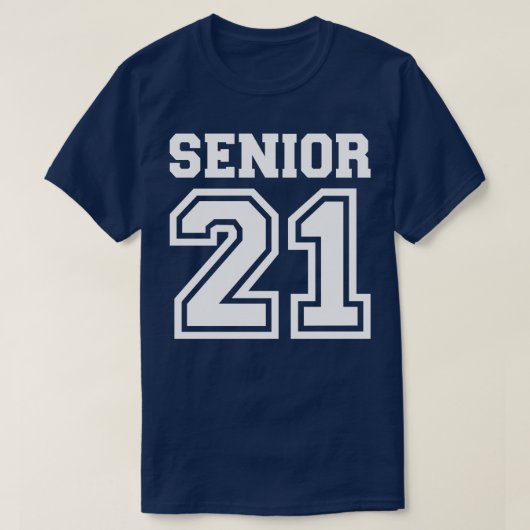 Senior 21 2021 t-shirt (Design voorkant)