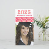 Senior Afbeeldingen - 2010 Afstuderen fotokaart Aankondiging (Staand voorkant)