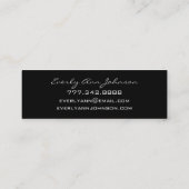 Senior Afbeeldingen Profiel Visitekaartje uw foto' (Achterkant)