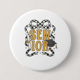 Senior Afstuderen Class Design 🎓✨ Ronde Button 7,6 Cm