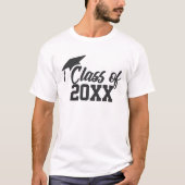 Senior Afstuderen Class of (Jaar toevoegen) T-shirt (Voorkant)