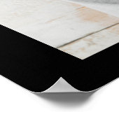 Senior Afstuderen Klasse van 2025 Afstuderen Foto Poster (Hoek)