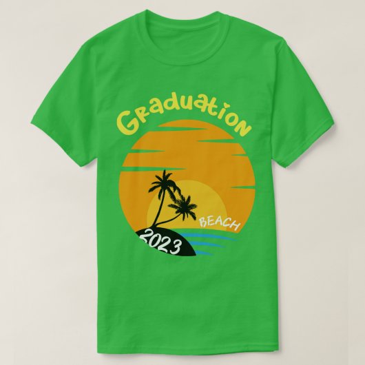Senior Afstuderen strandreis 2023 Grab strandreis T-shirt (Design voorkant)
