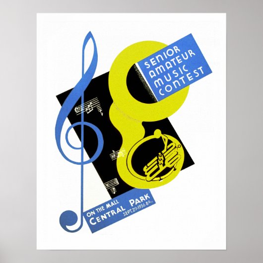 Senior Amateur Music Contest Poster (Voorkant)