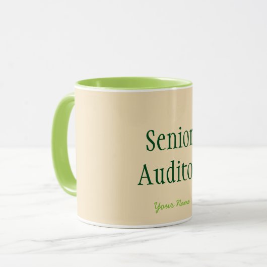 "SENIOR AUDITOR" MOK (Voorkant links)