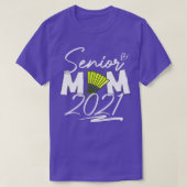 Senior Badminton Mam Klasse 2021 Afstuderen T T-shirt (Design voorkant)