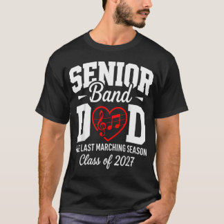 Senior Band Papa Klas Van 2027 De Laatste Mars T-shirt