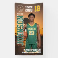 Senior Basketbal Aangepaste Sjabloon Foto Sport