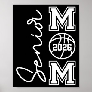 Senior Basketbal Moeder Cl Van 2026 Speler Afstude Poster