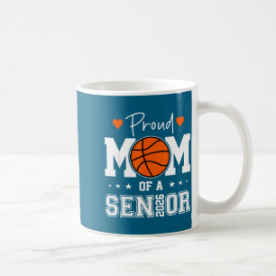 Senior Basketbal Moeder Klas 2026 Kunstwerk Koffiemok