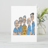 Senior Bowling Champs Kaart (Staand voorkant)