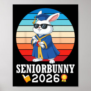 Senior Bunny 2026 Cl Afstudeerdag Met Diploma Poster