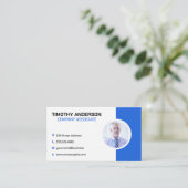 Senior Business Man | Bedrijf Visitekaartje (Staand voorkant)