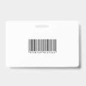 Senior Business Man | Streepjescode Badge (Back)