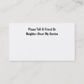 Senior Caregider Glitzy Bling Cartes de visite (Dos)