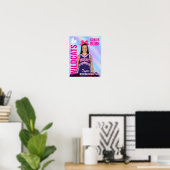 Senior Cheer Team Cheerleader Foto Iridescent Poster (Thuiskantoor)