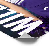 Senior Cheer Team Custom Cheerleader Photo Sports Poster (Hoek)