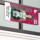 Senior Cheerleading Cheer Team Custom Sports Photo Spandoek (Buitenkant Gebouw)