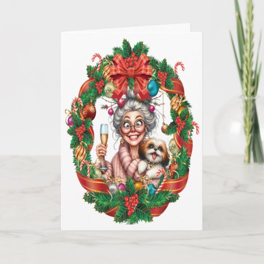  Senior Christmas Kaart (Voorkant)