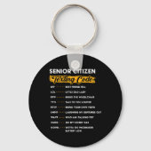 Senior Citizen &# s sms-code Grappige oude mensen Sleutelhanger (Voorkant)