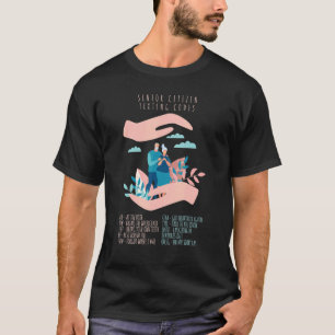 Senior Citizen Sms Codes Grandouders Old Peop T-shirt