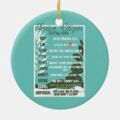 Senior Citizen Texting Codes Funny Grandpa Keramisch Ornament (Achterkant)