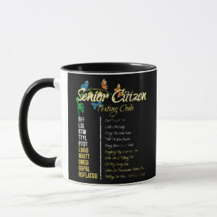 Senior Citizen Textion Code Funny Grandpa Mok