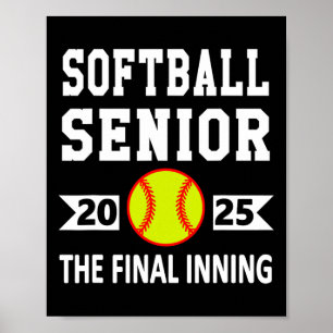 Senior CL van 2025 Softll Senior Night Afstuderen  Poster