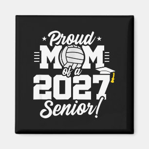 Senior Class 2027 School Volleybal Kunstwerk Magneet