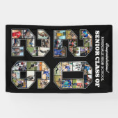 Senior Class of 2026 Congratulations Photo Collage Spandoek (Horizontaal)