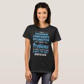 Senior Corporate Recruiter T-shirt (Voorkant volledig)