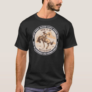 Senior Cowgirl Humor Alleen de Sterkste Oude Vrouw T-shirt