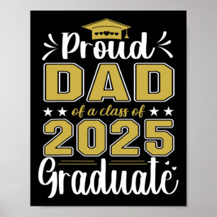 Senior Dad 2025 Afstuderen Trotse vader van een CL Poster