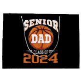 Senior Dad Klasse van 2024 Groot Cadeauzakje (Achterkant)