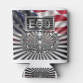 "Senior EOD" Herdenkingscadeau Blikjeskoeler (Achterkant)