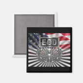 "Senior EOD" Herdenkingscadeau Magneet (Voorkant / Achterkant)